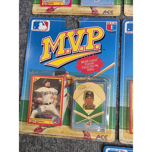 Major League Baseball MVP 1990 Collector Pin Set Lot Of 7 Ripken Bonilla Clark - Picture 7 of 8
